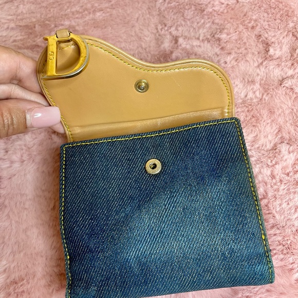 Christian Dior Denim Saddle Wallet - Picture 7 of 13